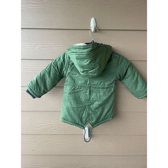 Olive Denim Bay Kids Jacket 3T - Picture 4 of 10